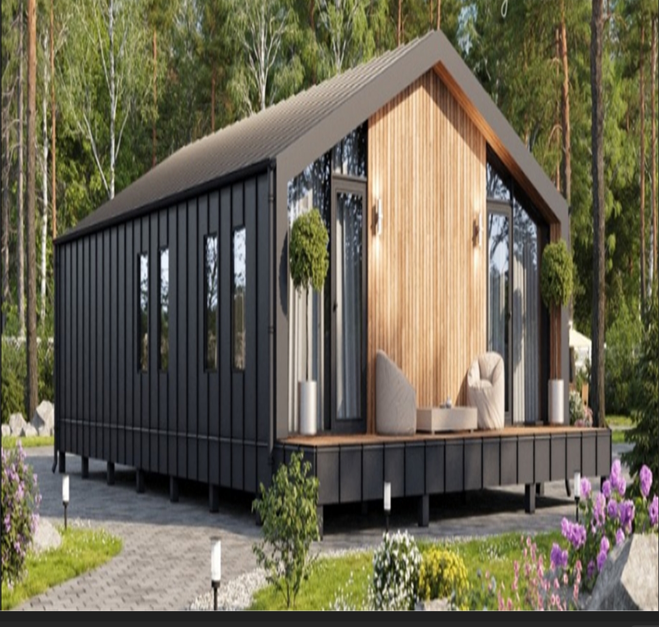 40ft Malaysia Prefab House Bungalow House Steel Mobile Folding Prefab Portable Luxury Modular Container House