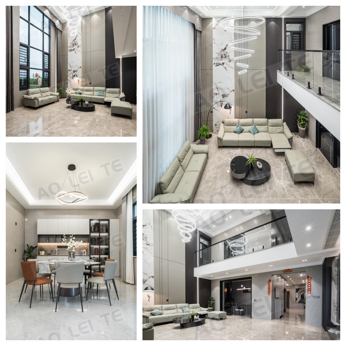 Light steel villa finishing