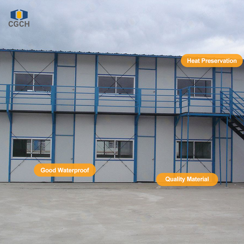Waterproof Worker Housing Multi-Story Bungalow Office Container House Modern Prefabricated Houses Prefabricated Container House