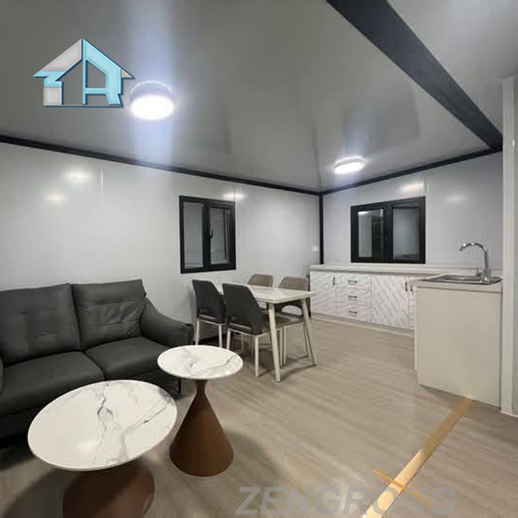 20FT Solar Ready Expandable Cabin 2 Bedroom Off-Grid | Eco-Friendly Tiny House with Insulation for Glamping &amp; Camping