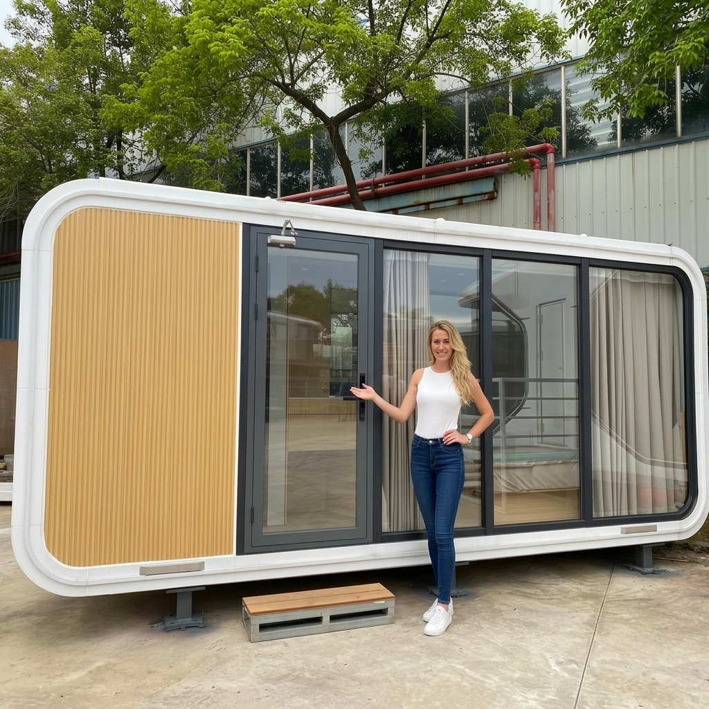 Modular Mobile Container Steel Apartment Turnkey Smart Living Unit Complete Setup Luggage in Ready to Move Price
