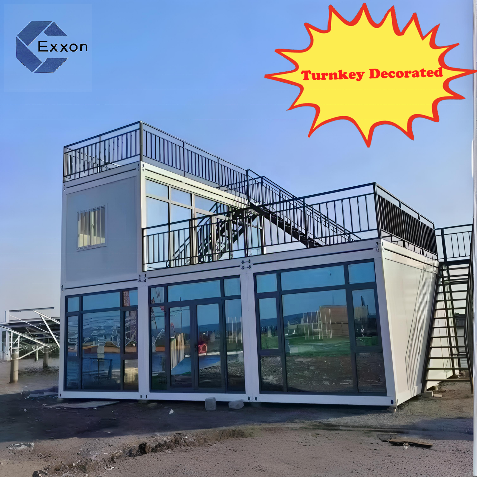 Prefab Modular Homes Tiny Home Living Assembled Turnkey Decorated Container House Foldable Steel Prefabricated Villa Hotel