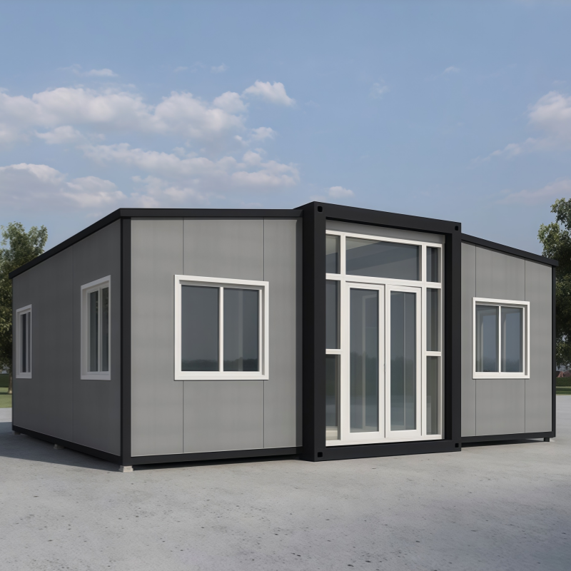 Double Wing Expandable House Modern Modular Living Space Smart Design Portable Cabin Flexible Layout Stylish Housing Solution