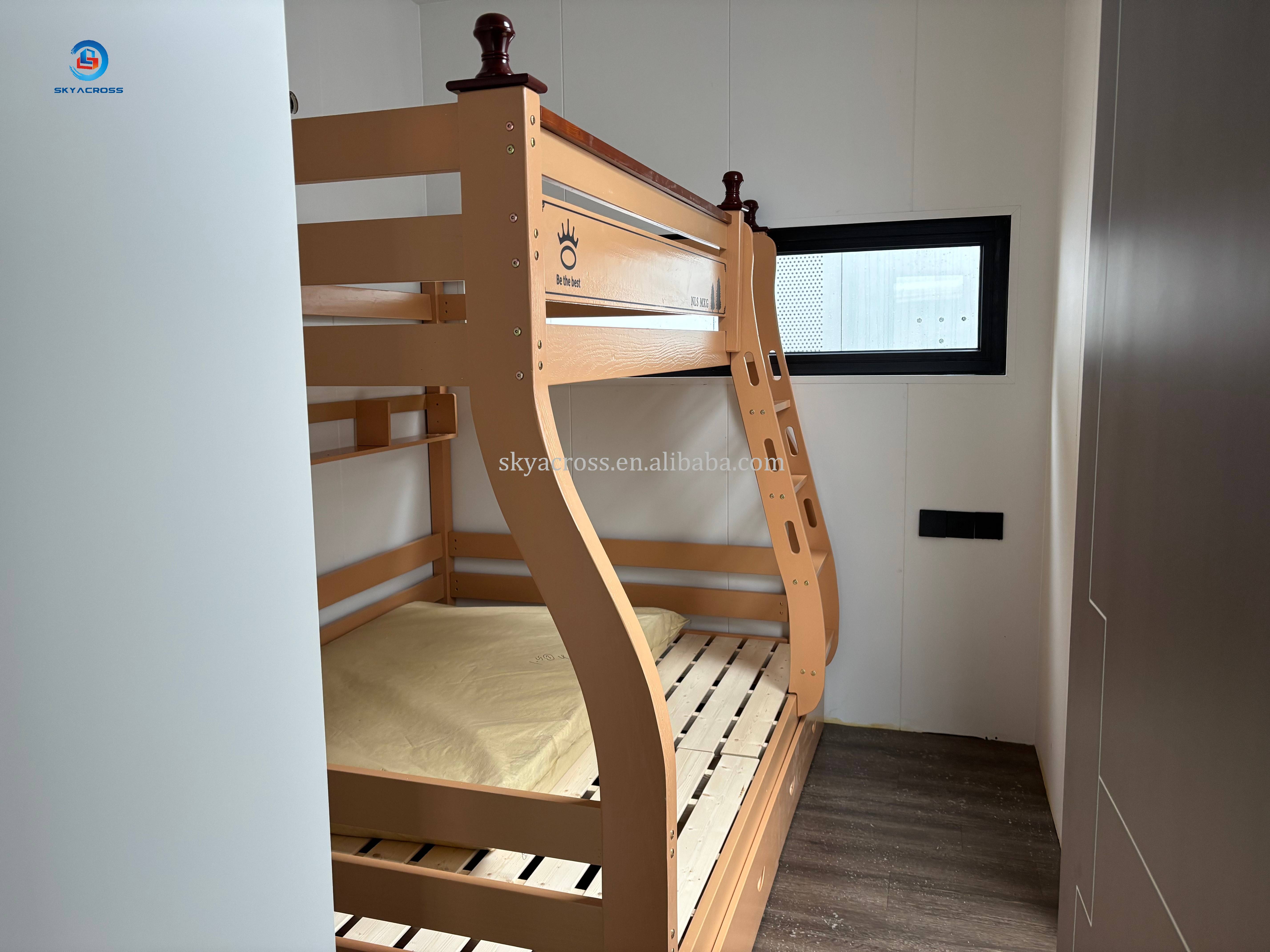 For Steel Waterproof Prefab 20ft 40ft Shipping Container House Luxury 2 Bedrooms Mobile Home Modern Design Eco-Friendly