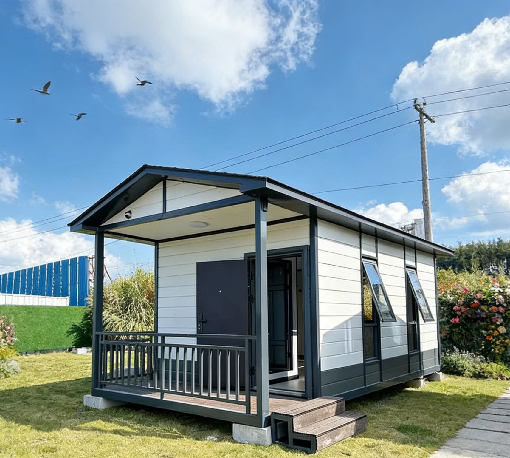 Expandable Container House Prefab Modular Quick Installation Folding House Tiny Container House for Mobile Vacation Installation