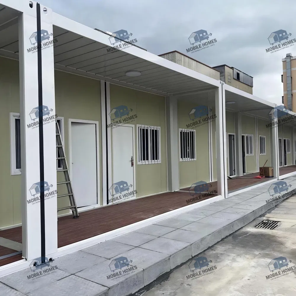 Wind Resistant Modular Stackable Container House for Emergency Command Centers