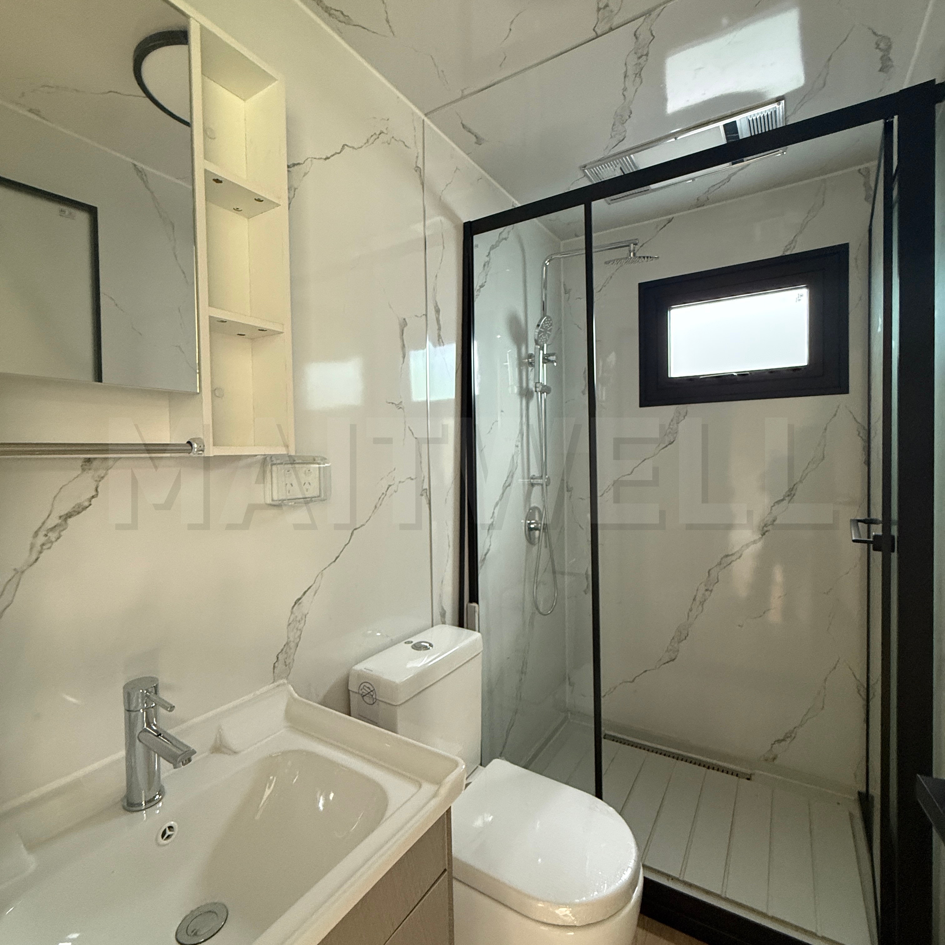 Portable Design Expandable Container House 2 Bedroom Prefab Modular Home Quick Install Turnkey Steel Frame CE ISO