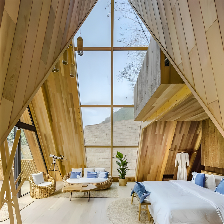Prefab A-Frame structure detail 6