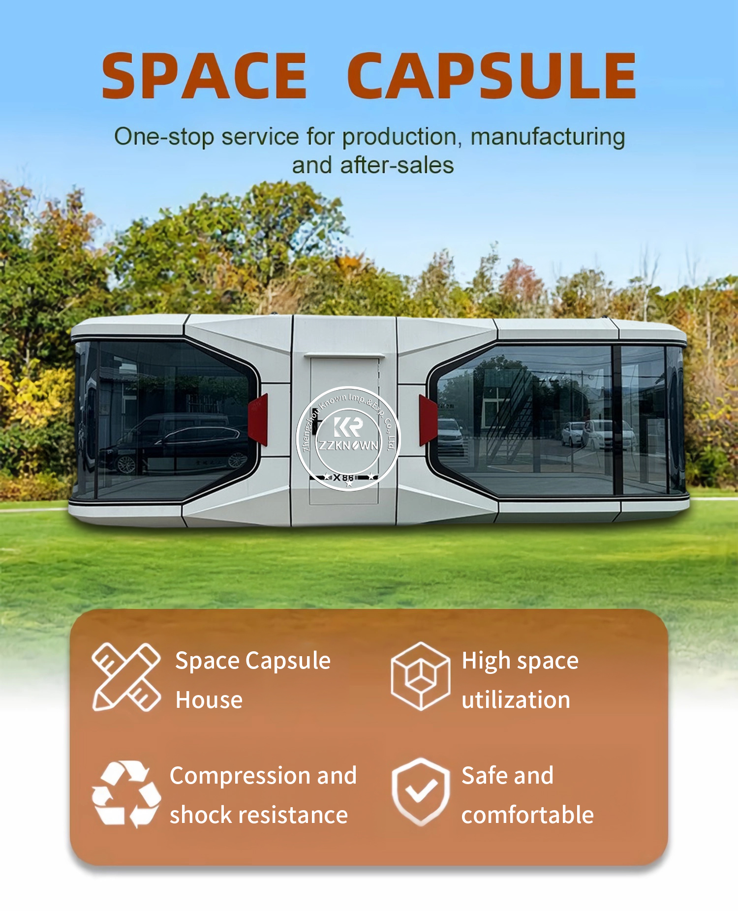 Space Capsule Prefabricated Building
