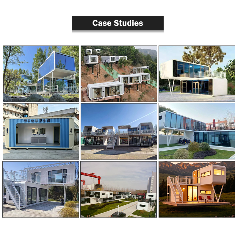 Factory Customized Modern Luxury Prefabricated Modular apple Cabin Small Houses Suitable for Mountain Viewing Huts