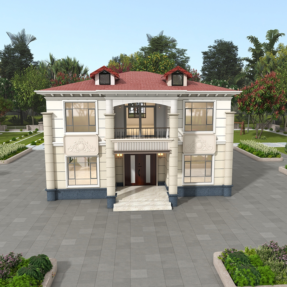 Cottage House Custom Luxury 2 Storey Modern Mobile Prefab Light Steel Tiny House Flat Pack Villa Container Homes