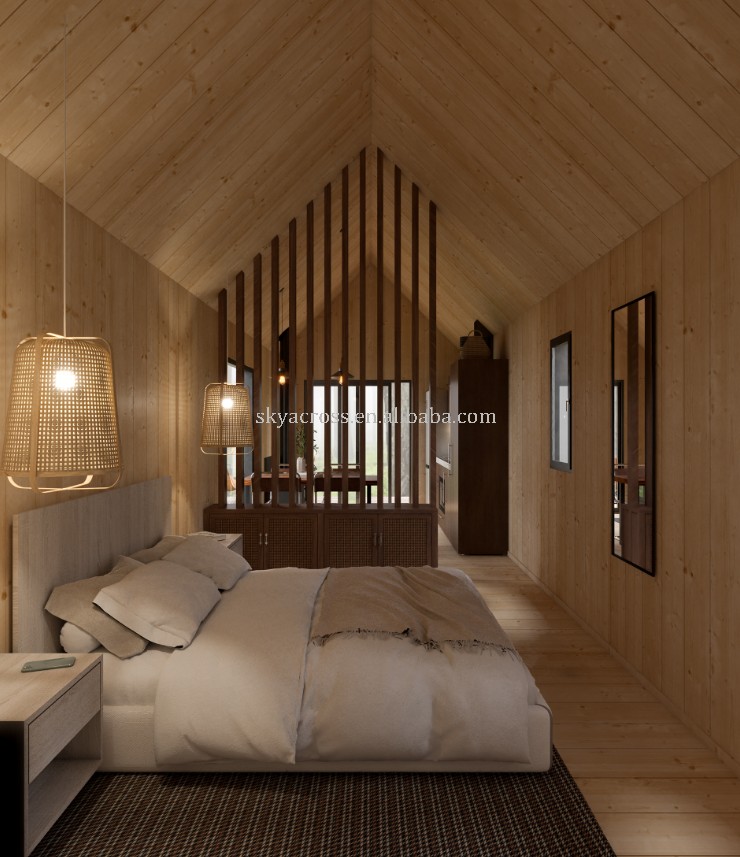 A Frame Cabin Complete Tiny House Kit Ecological House Small Houses For Living Modern Garden Homes Modular Design Kit Cabins