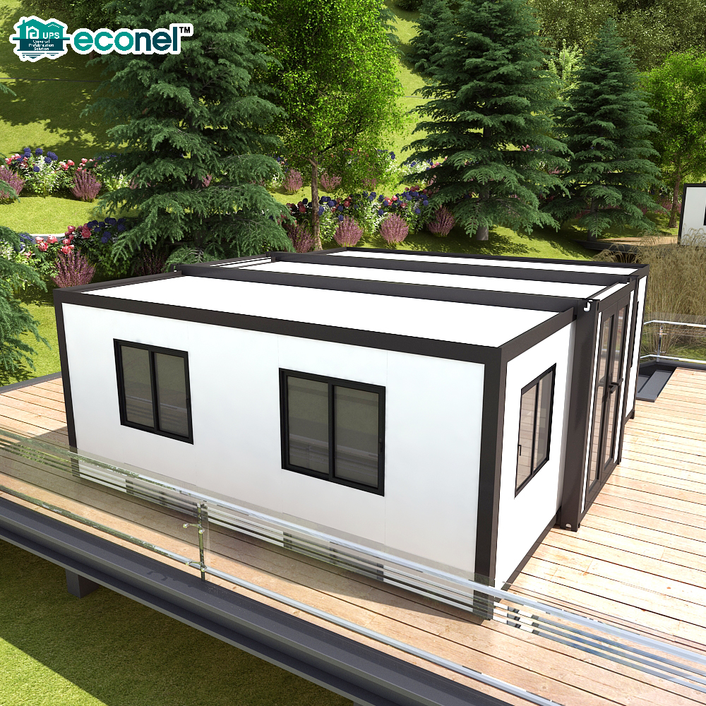 Luxury 3-4 Bedroom Expandable Container House 20ft 40ft Mobile Tiny Prefabricated Steel Villa Luxury Folding Mobile Tiny House