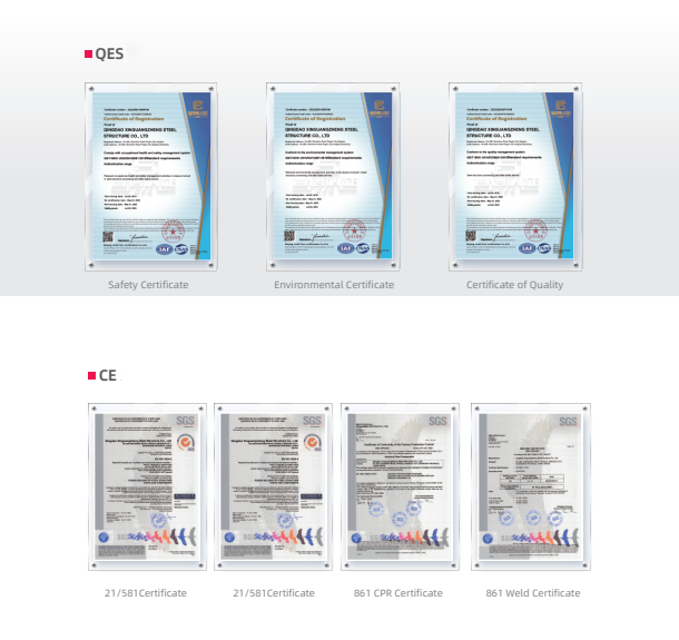 Certifications