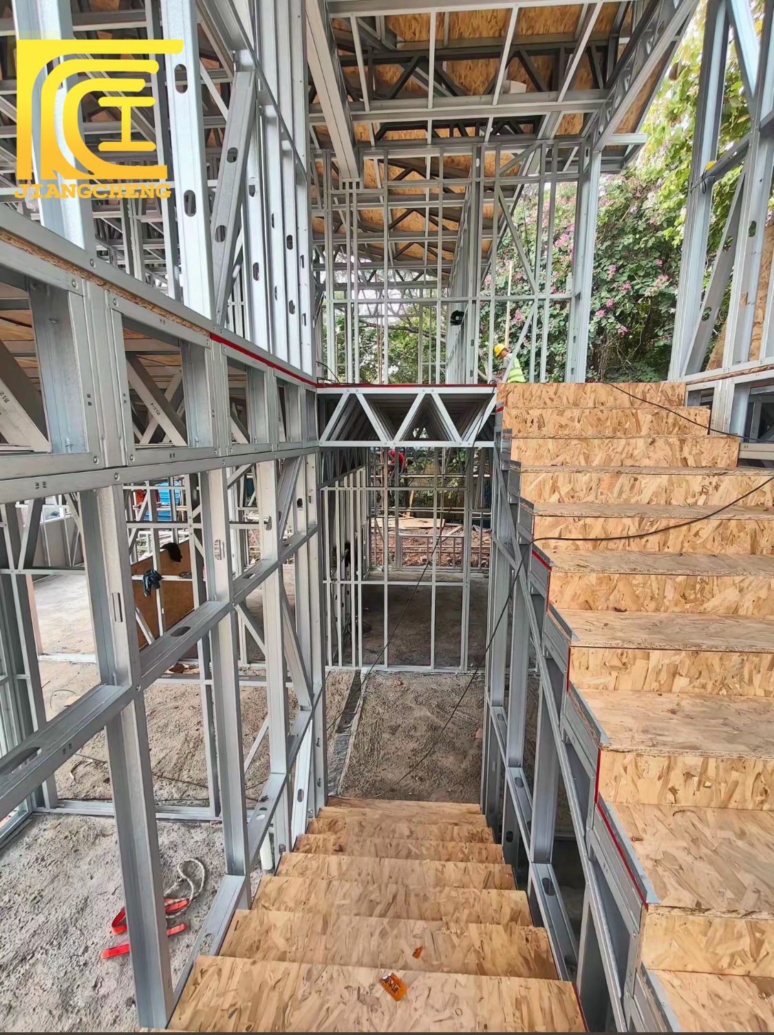 Factory Direct Sale Prefabricated Luxury Villa Heavy Steel Prefab Villa With 3 Bedroom
