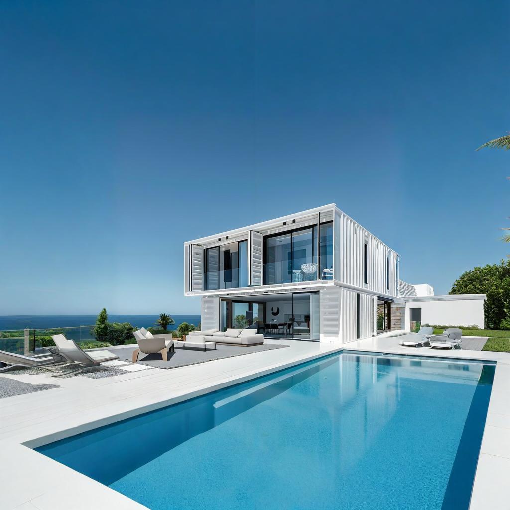 Modern Prefabricated Seaside Luxury Villas - Light Steel Modular Beachfront Holiday Homes