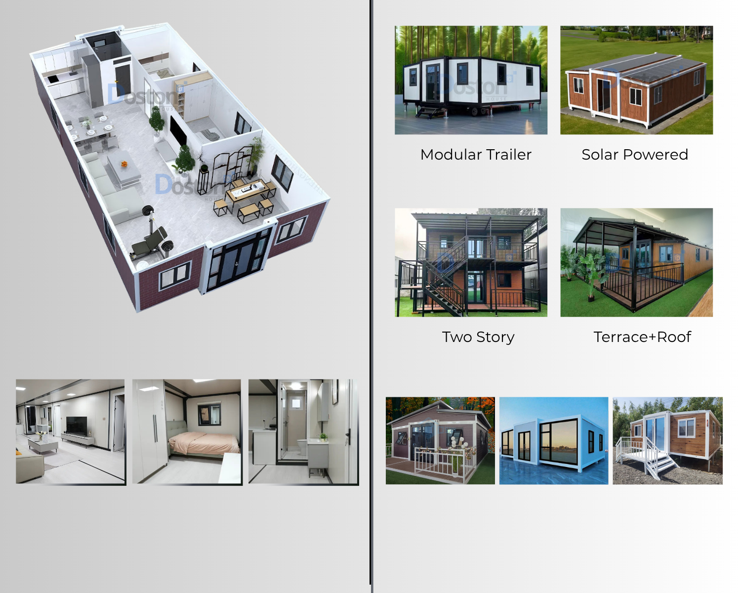 Foldable Extendable Prefab House Detail