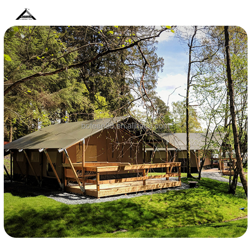A-Frame Lodge 5x9m Modular Semi-Permanent Safari Villa VOC-Free Sustainable Resort Accommodation 45sqm