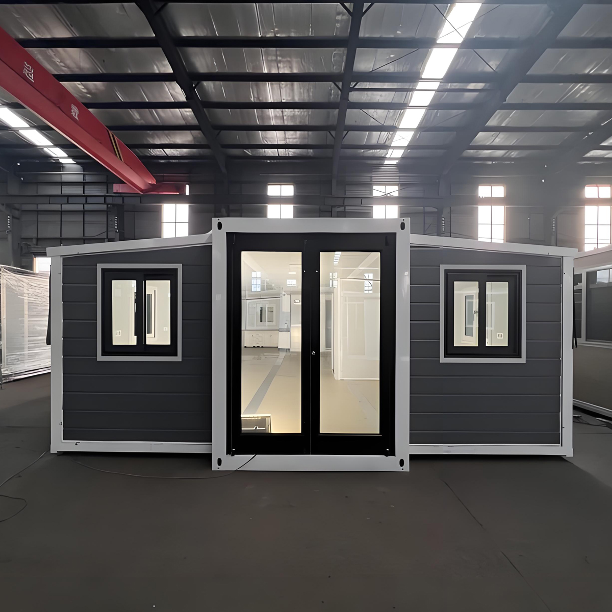 Expandable Container Prefabricated House China Wholesale 40ft Foldable Container House Sandwich Panel