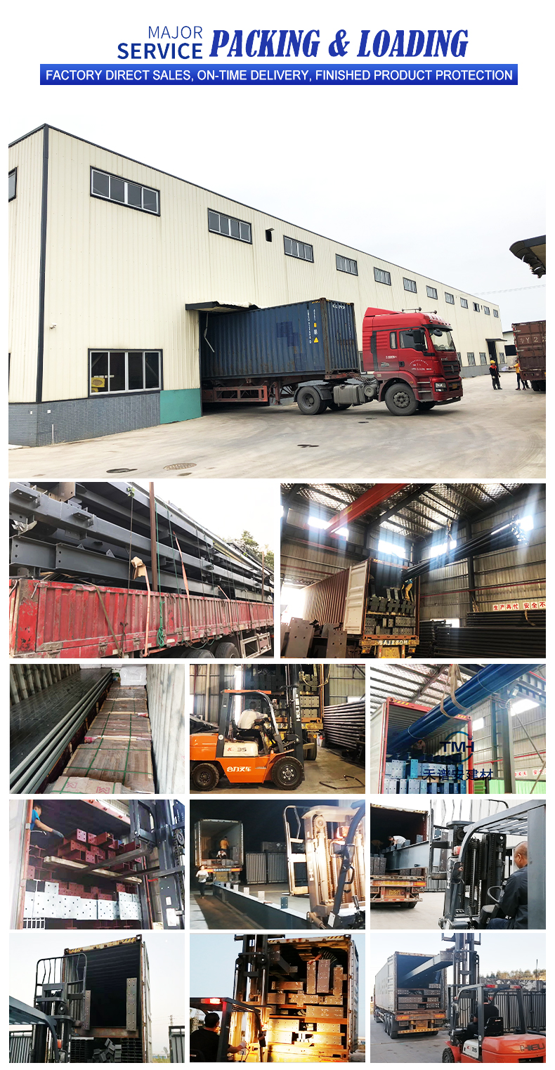 Steel Structure Packing and Loading