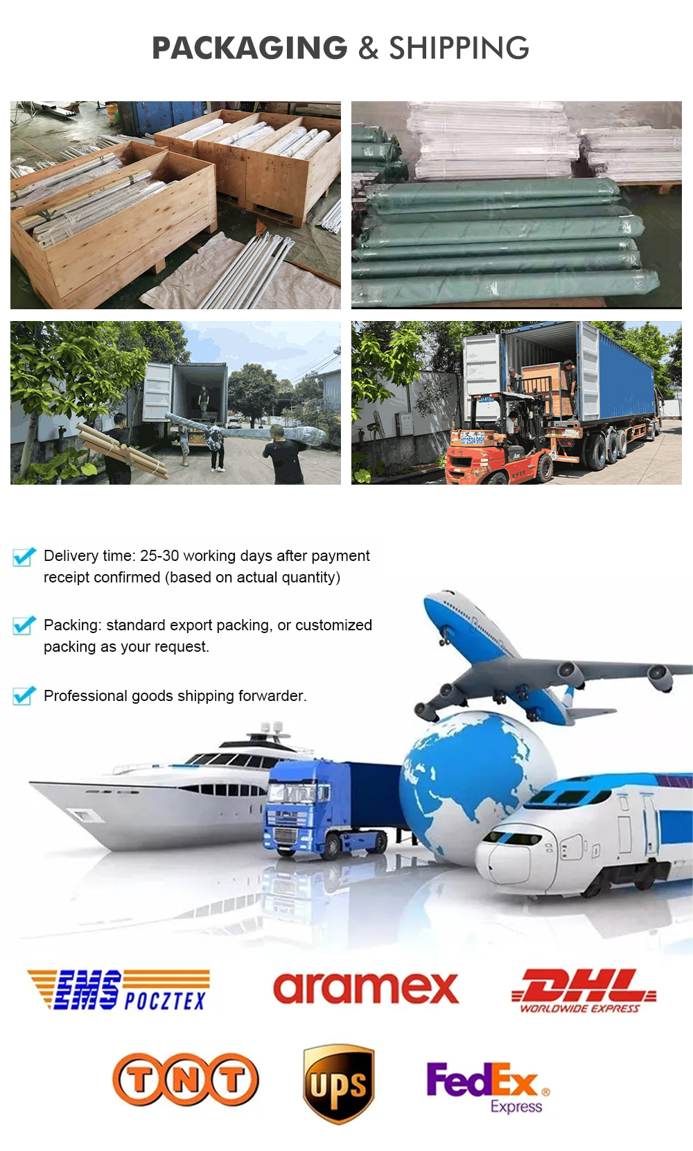 Packing and Delivery