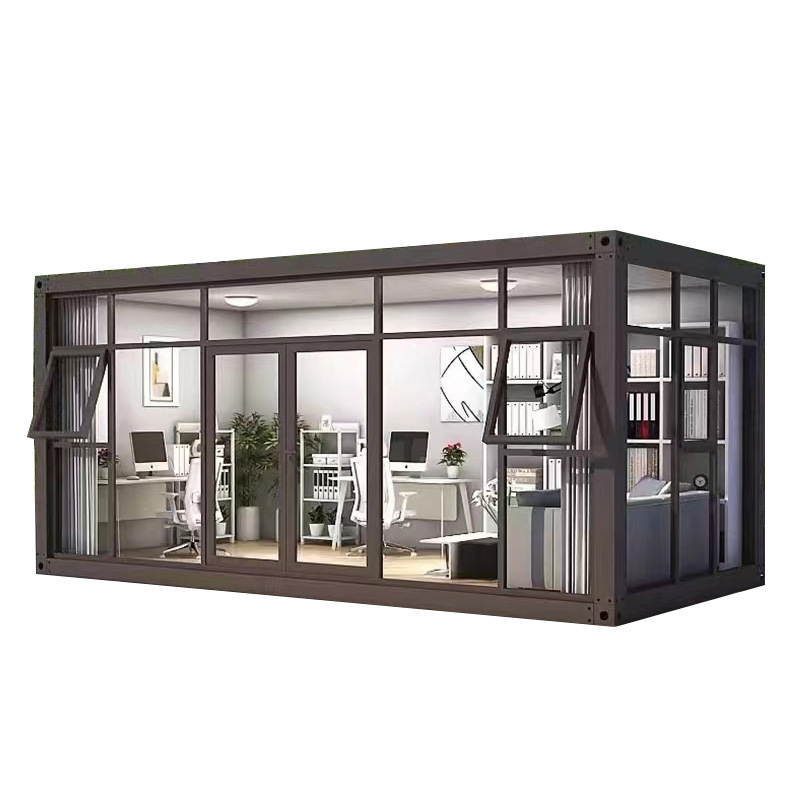 Eco-Friendly Steel Container House Modular, Weatherproof Design for Residential Living, Camping Trips