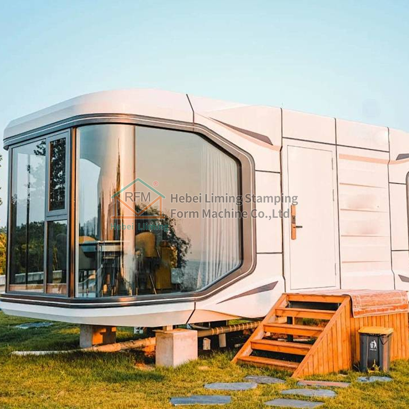 Luxury Capsule Living Room Prefabricated With Bedroom Capsule Small House Eco Capsule Outdoor Modern Hotel