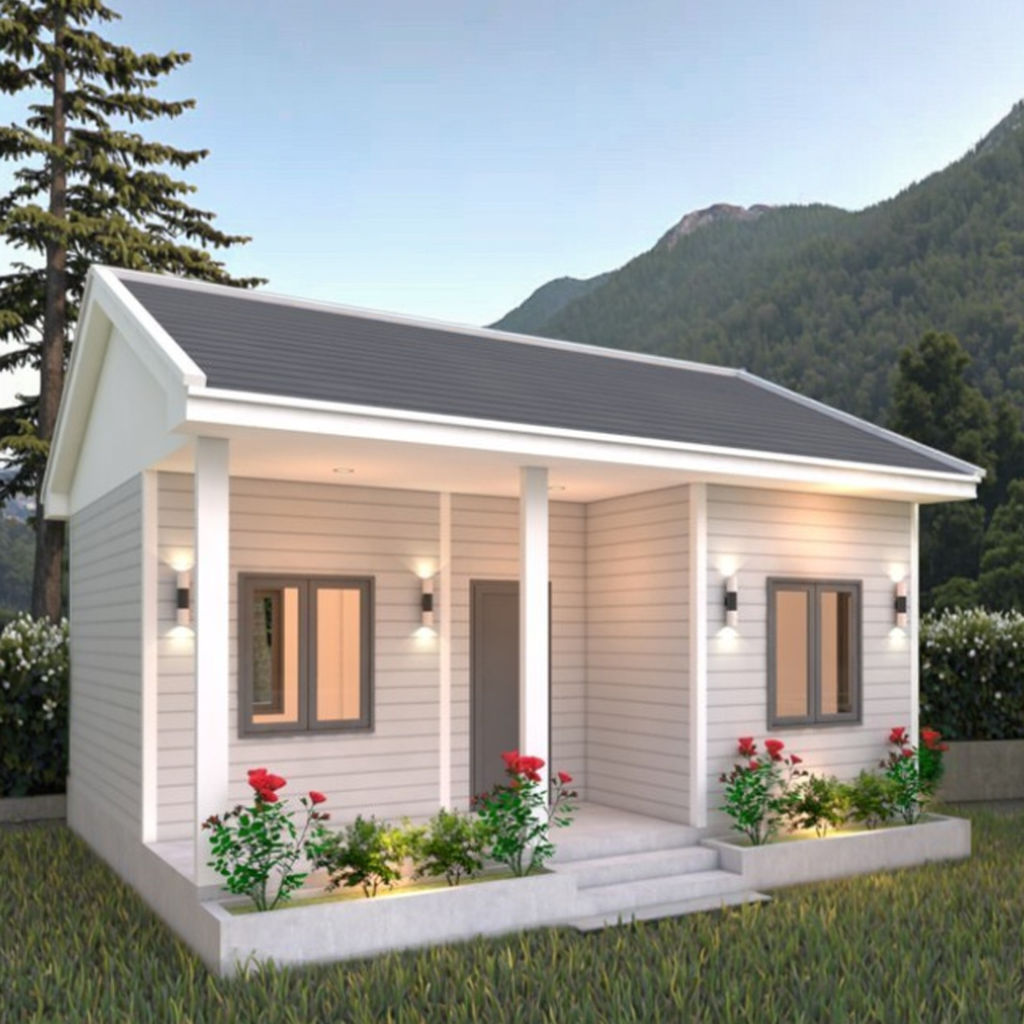 Modern Luxury 1 Bedroom Modular Wooden Steel Frame Prefabricated Container House Low Cost Movable Thermal Insulation Prefab