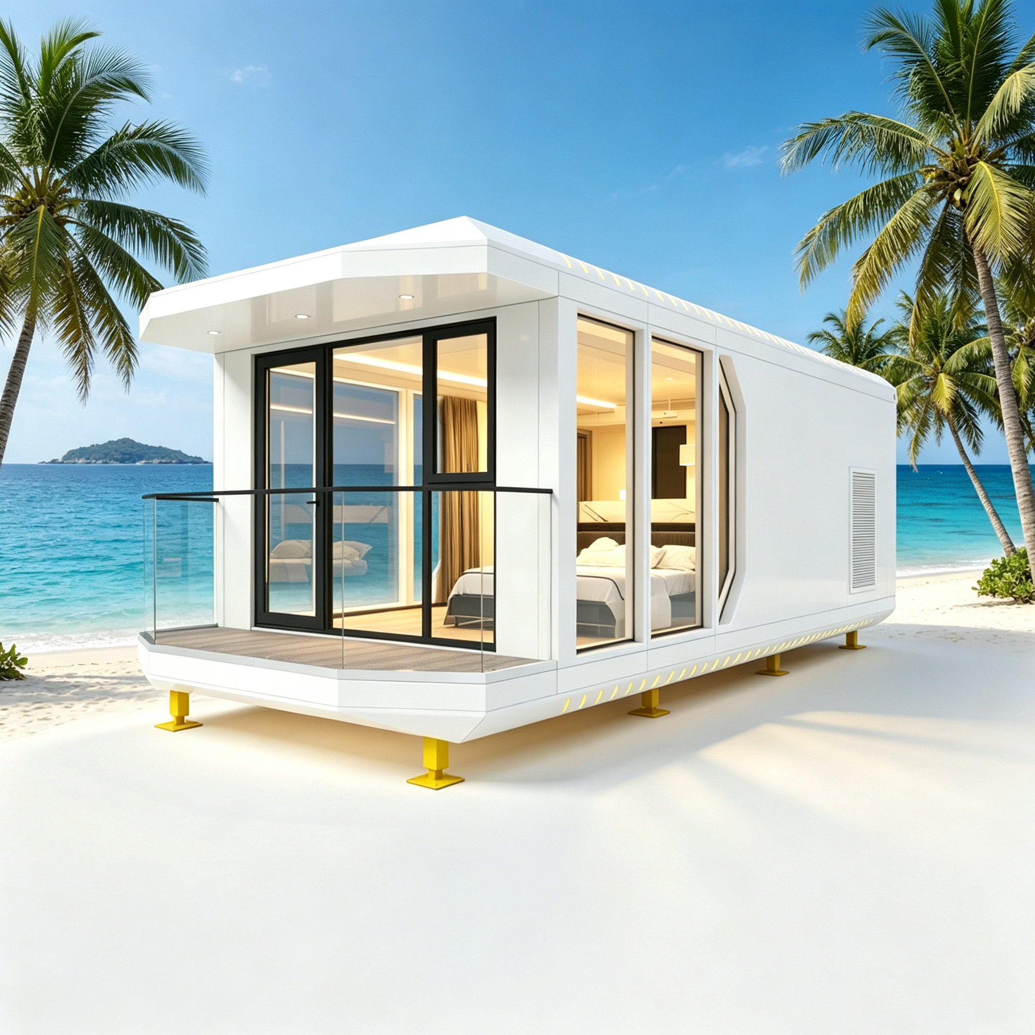 Marine-Grade Luxury Modular House | Weld-Free Aluminum | Beachfront Resort &amp; Island Living