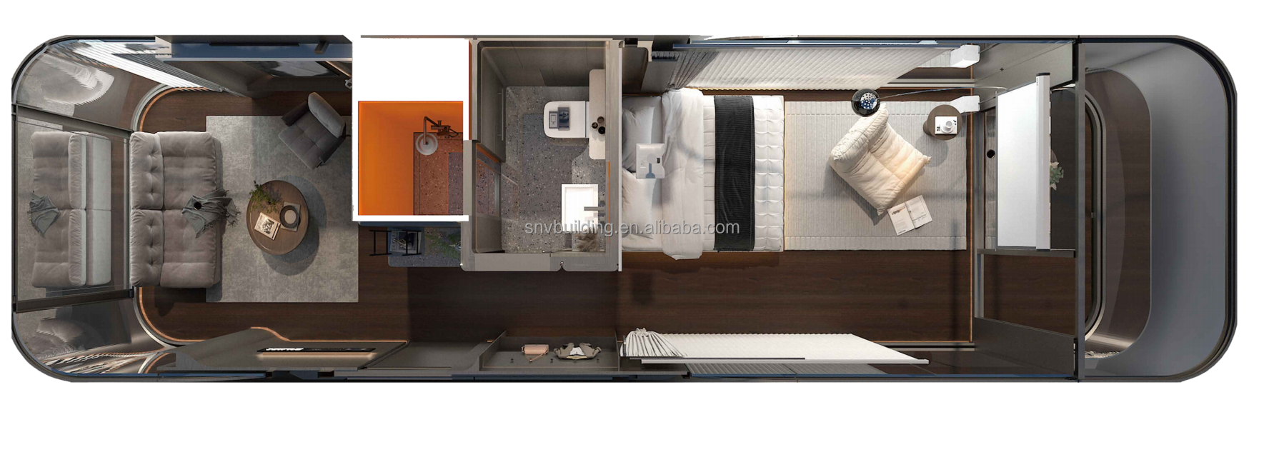 Prefabricated Space Capsule House 2026 Luxury Portable Off-Grid Solar Power System Steel Structure Tiny Home Container Cabin