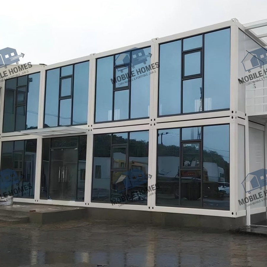 OEM Custom Heat Insulation Light Steel Structure Modular Compact Luxury Container House