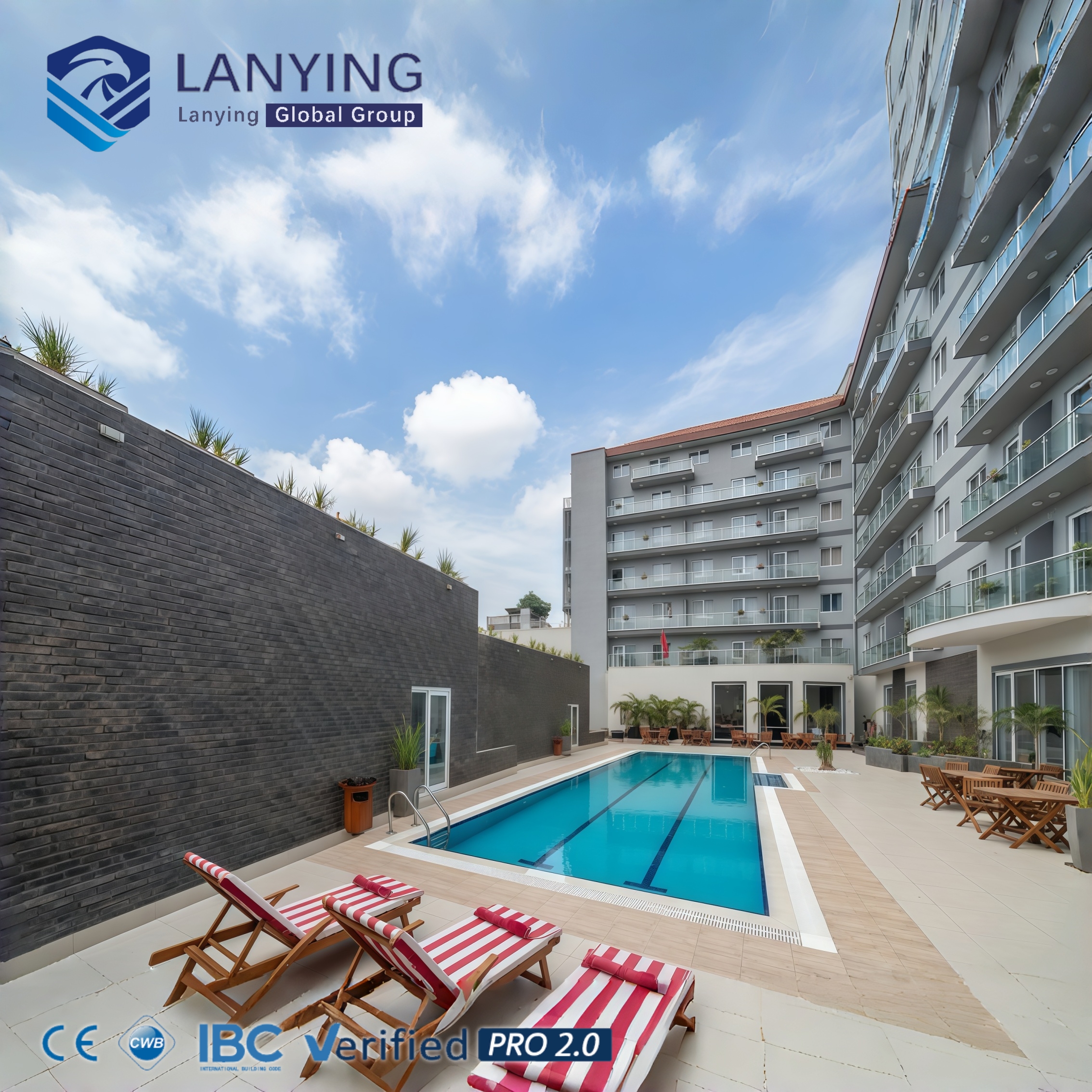 Prefabricated Apartment Building Modular Residential Housing Durable Steel Frame Multi Story Modern Living Solution