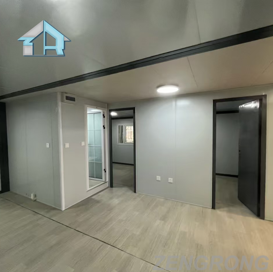 High-end 20-foot Expandable Prefab House 0-2 Bedrooms, Luxury Villa, Beach Hotel Resort, Panoramic Window Supports Customization