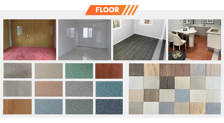 Floor decoration of container house