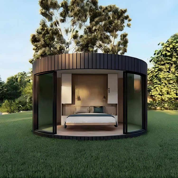 Circular Customizable Prefab Hotel Dome House Home Use Round House Prefab Cottage Casa Modular Home Tiny Modular Prefab Houses