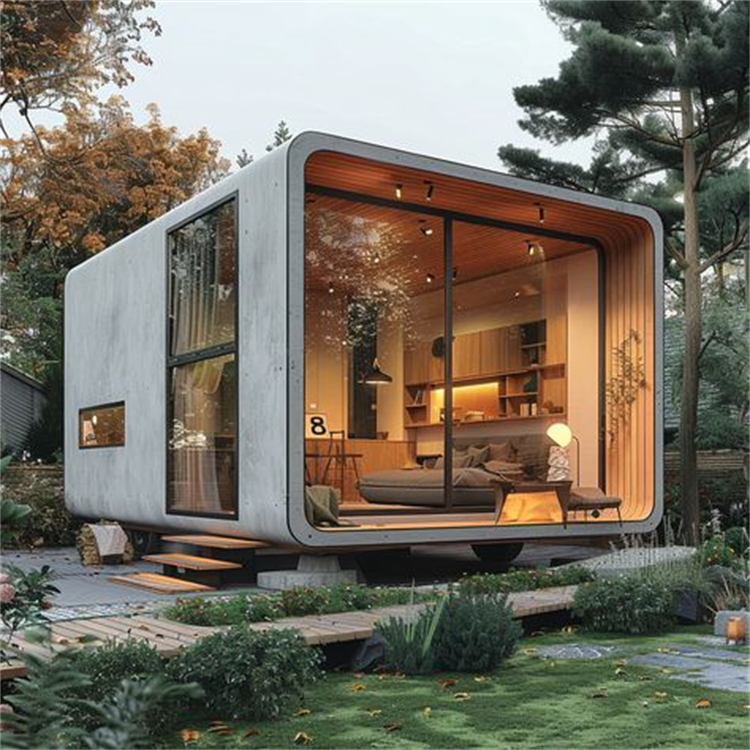 Flat roof house design option