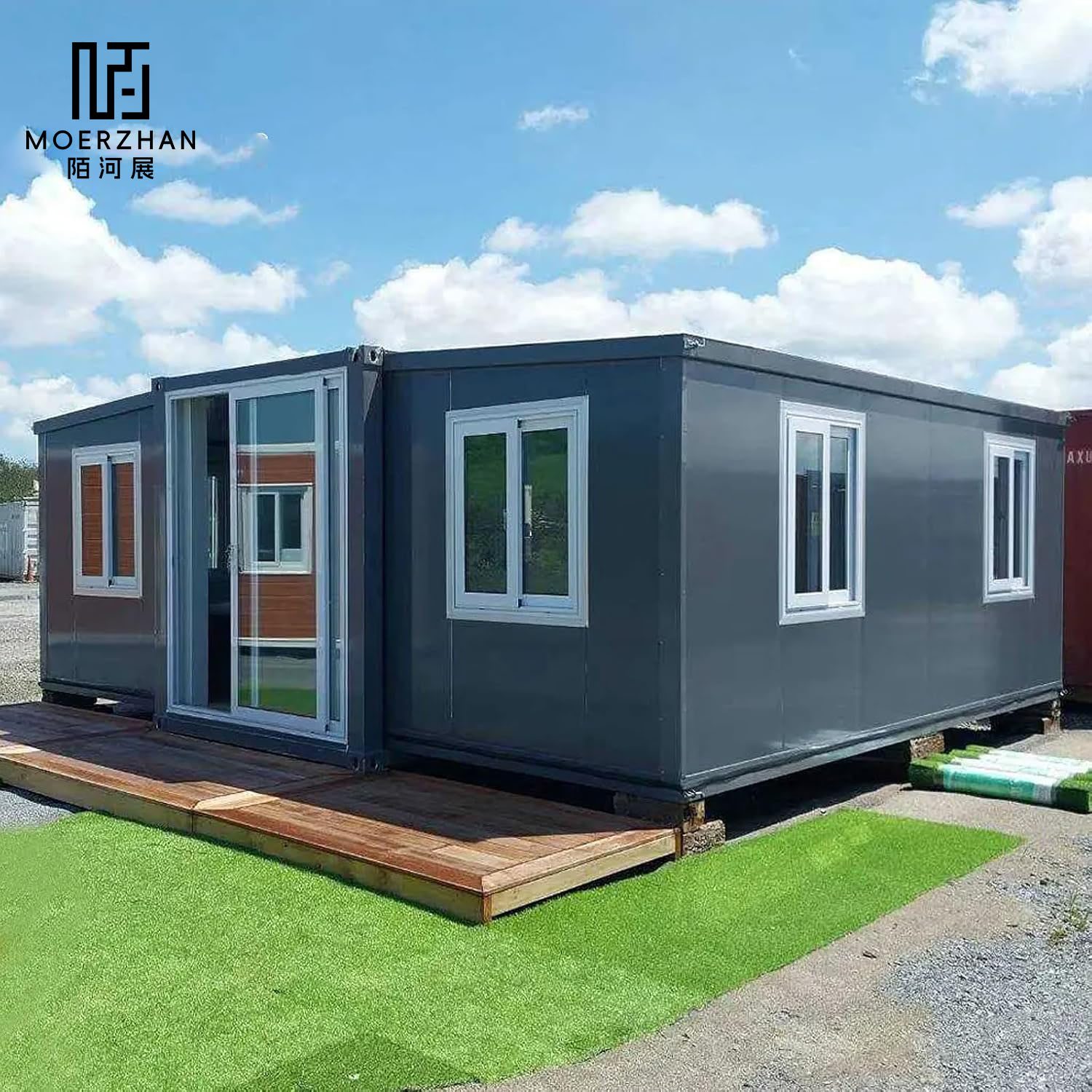 Prefab Expandable Urban Apartment Custom 20FT 40FT Container House 2-4 Bedroom Modular Mobile Home
