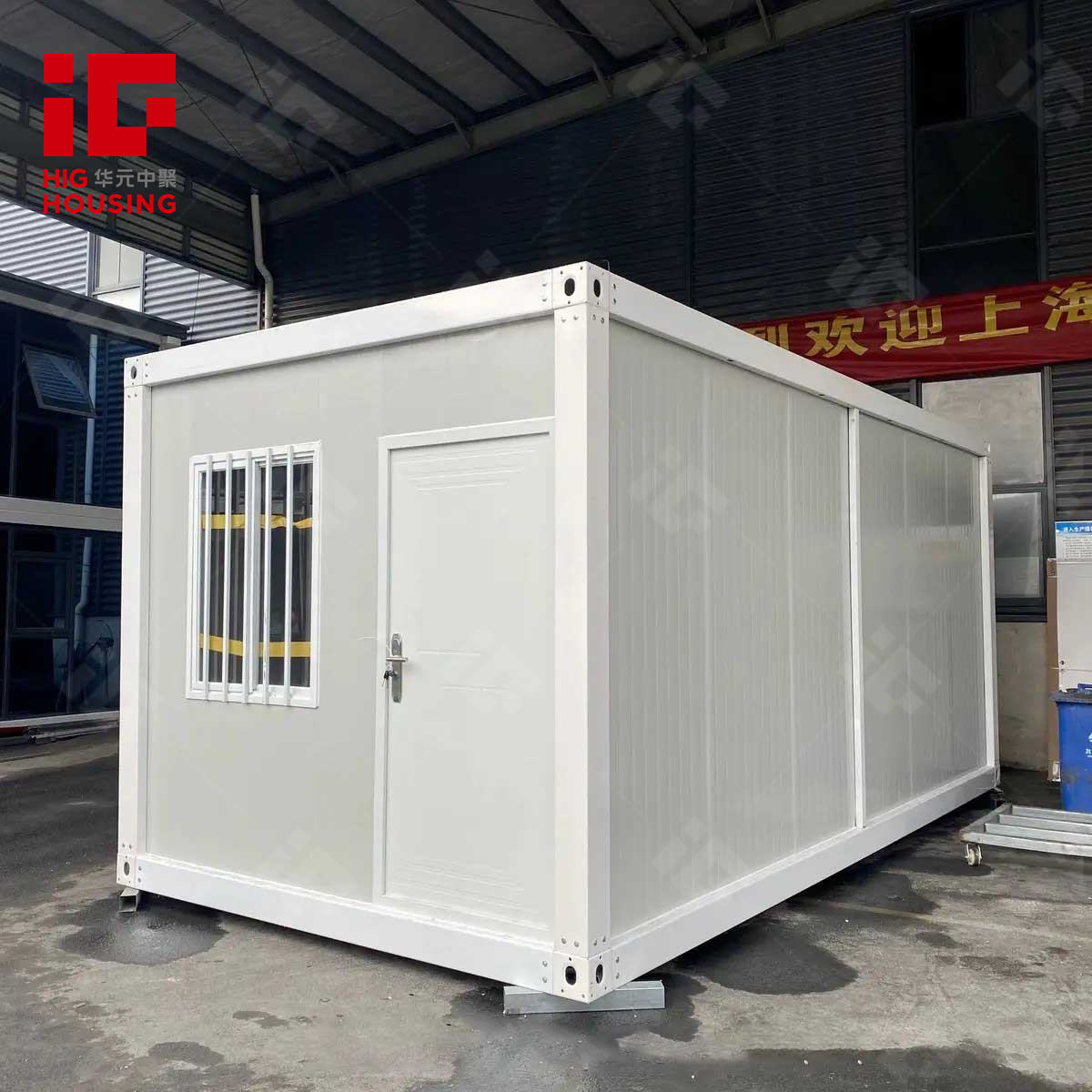 High Quality Prefabricated Tiny House Portable 20ft Flat Pack Modular Prefab Camping Homes Dormitory Detachable Container House