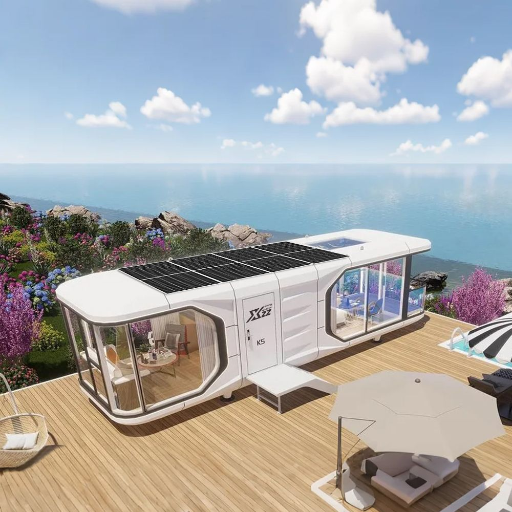 2026 Latest Design Prefabricated Smart Modular Capsule Home with Graphene Heating &amp; Voice Control with Fast Lead Time