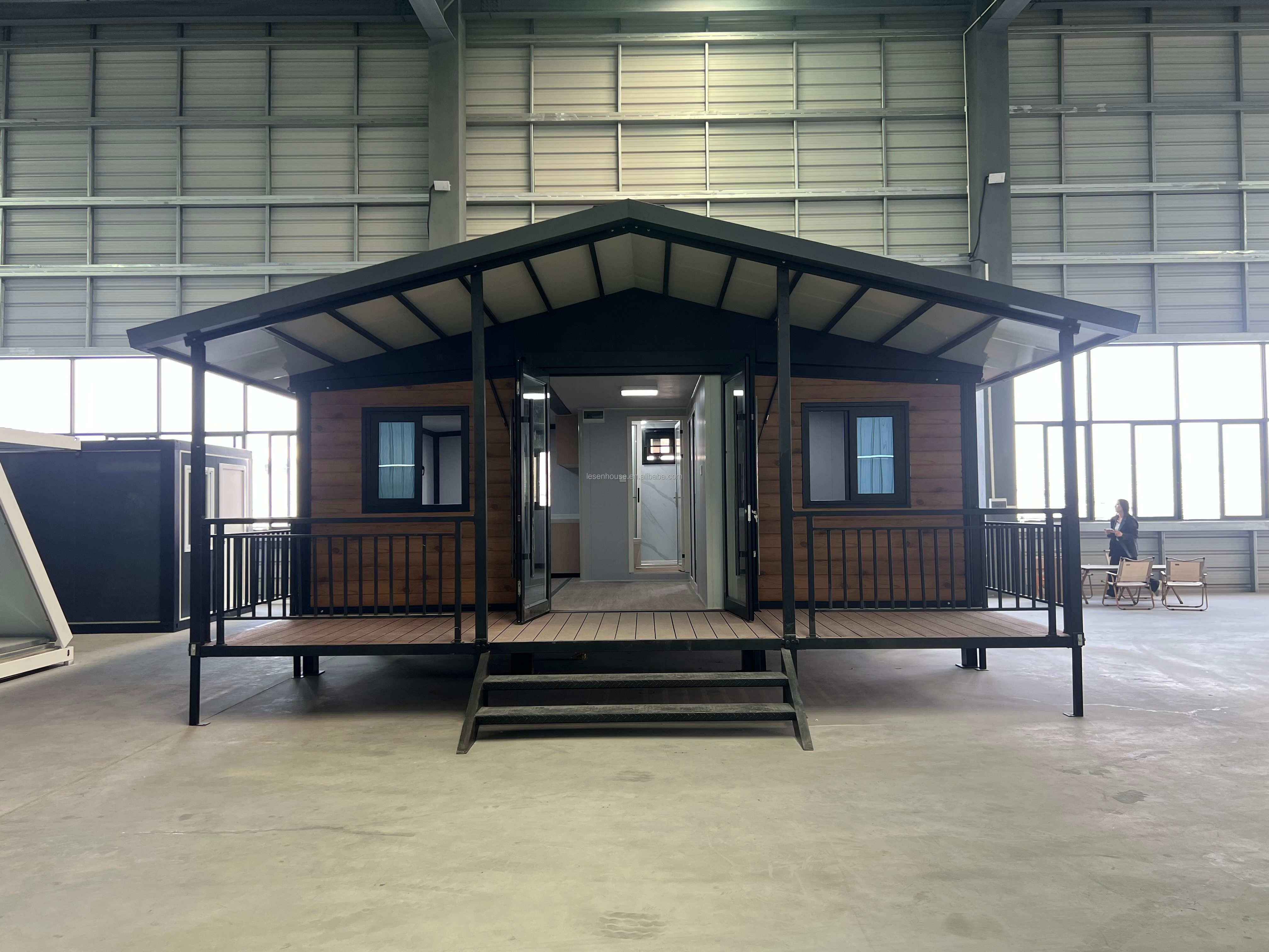 Luxury Expandable Steel Container House Eco Home Modular Villa Bathroom Modern Living Room Bedroom Apartment Office Building