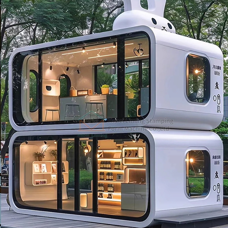 Apple Cabin Prefabricated Villas Modern Luxury Design High End Customized Apple Cabin Houses Suitable For Various Environments