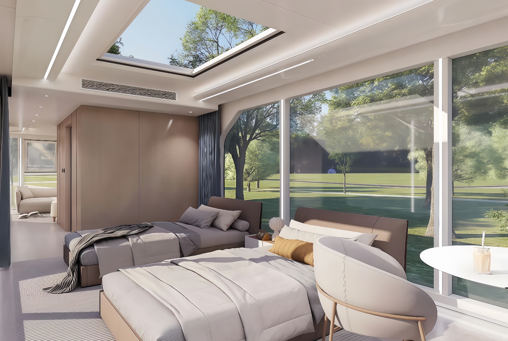 Panoramic Window View