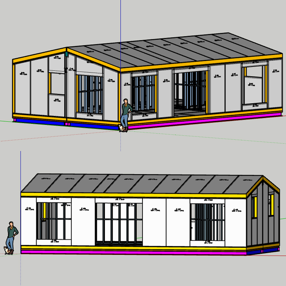 High Prefabrication 95% SIP Prefabricated Modular House Energy Efficient Fast Installation Residential Resort Modular Villa