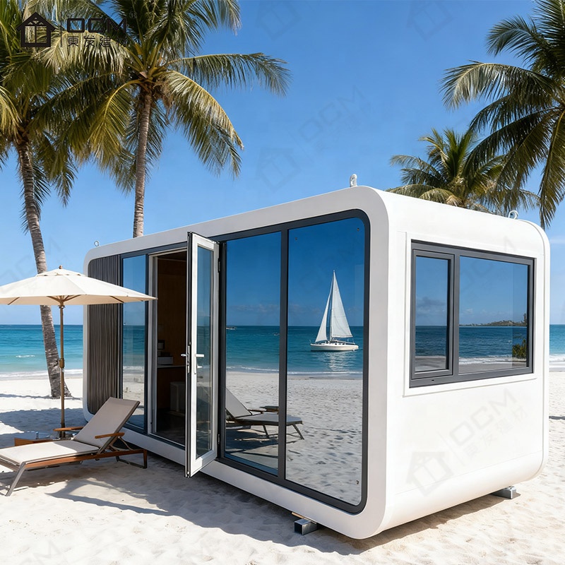 Apple Cabin Modern Outdoor Pod House Prefab Tiny Modular Villa for Coastal Resorts Airbnb Cabins Mountain Camps Garden Lodges