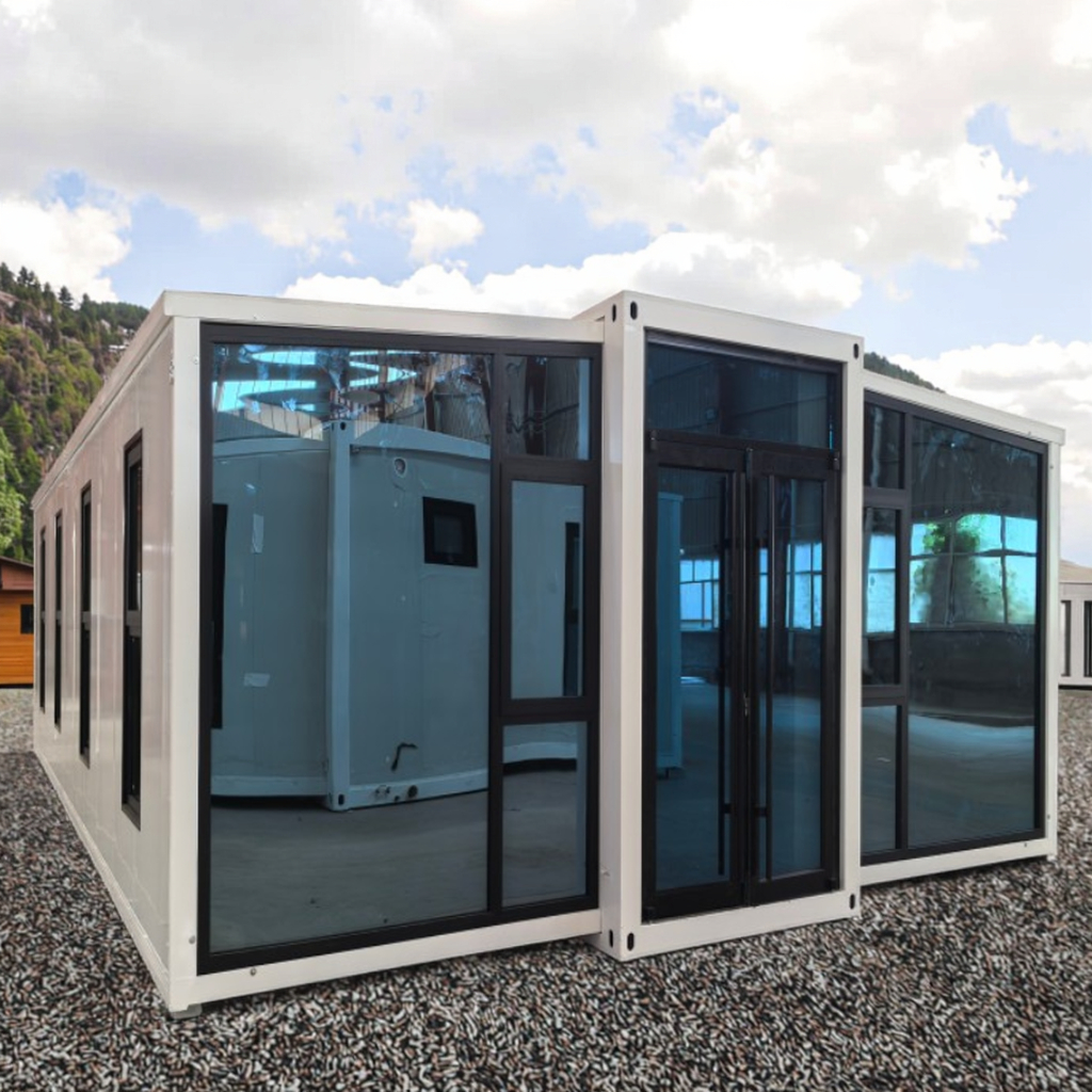 Luxury Expandable Container Office Shipping Container Houses Prefabricated Villa Homes with Sandwich Panel