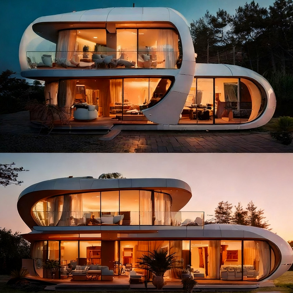Affordable Prefab Prefabricated Portable Tiny Vacation House Apple Cabin Space Capsule Container Home Hotel Office for Resort