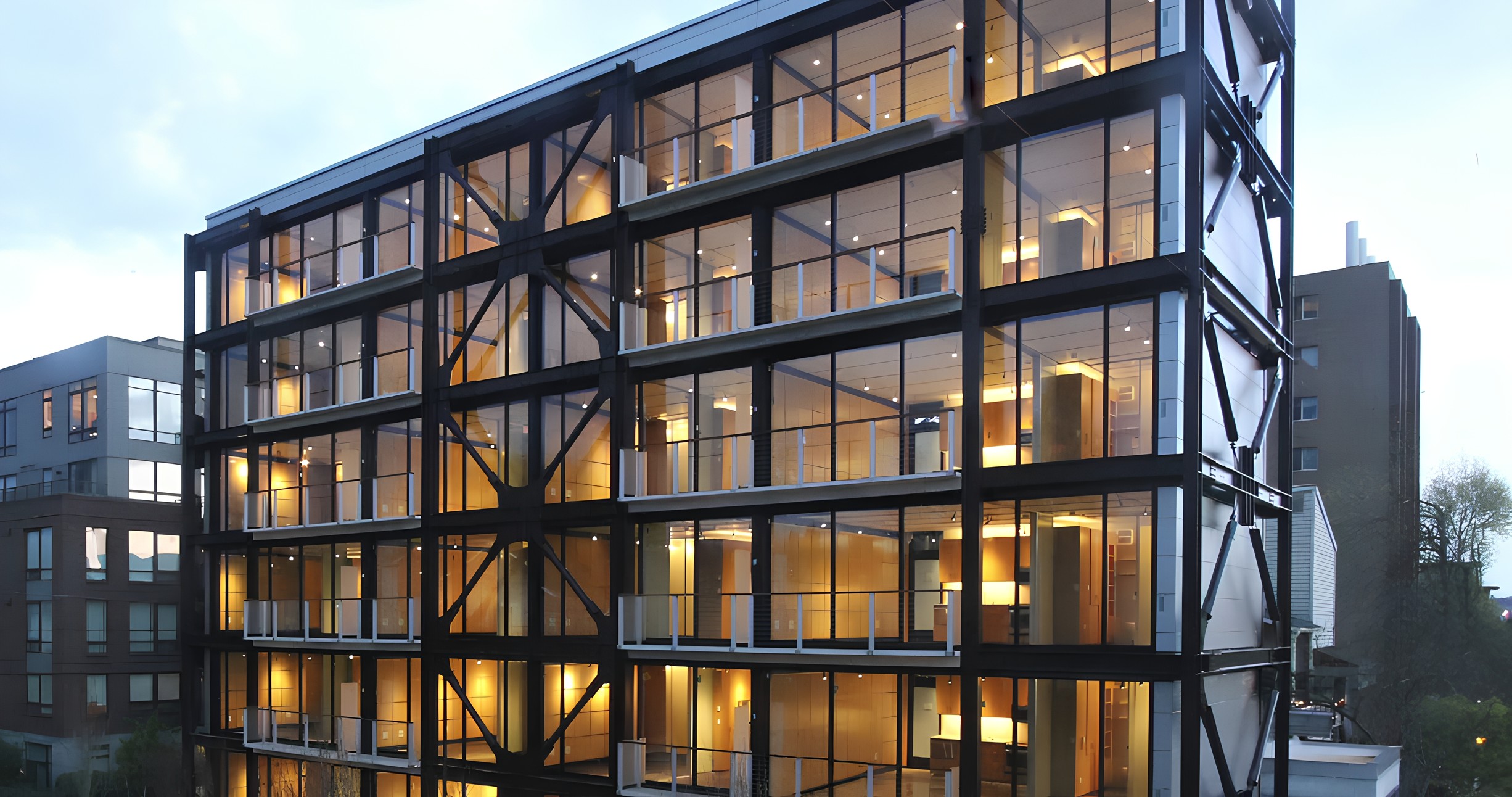 High Rise Luxury Hotel Building Modern Steel Structure Design Light Metal Prefabricated Modular Apartment JIEKE Brand