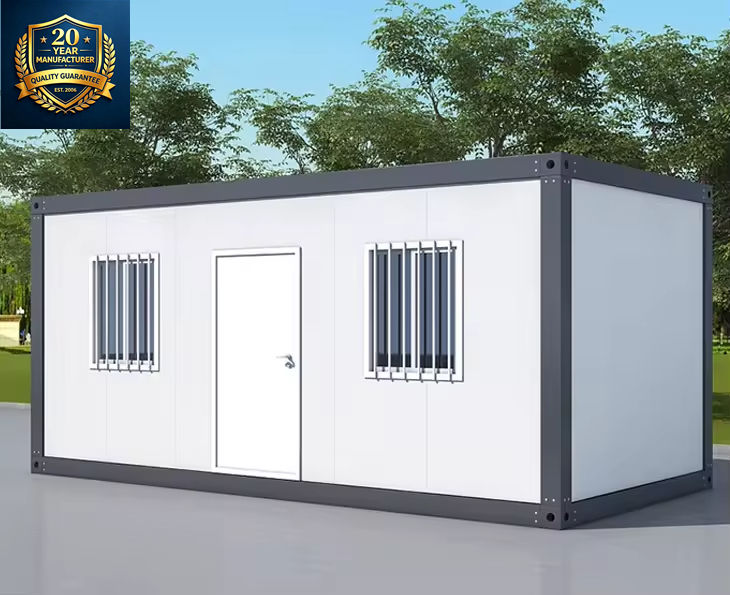Rapid Installation Prefab House 20ft Detachable Modular Container Hotel Room