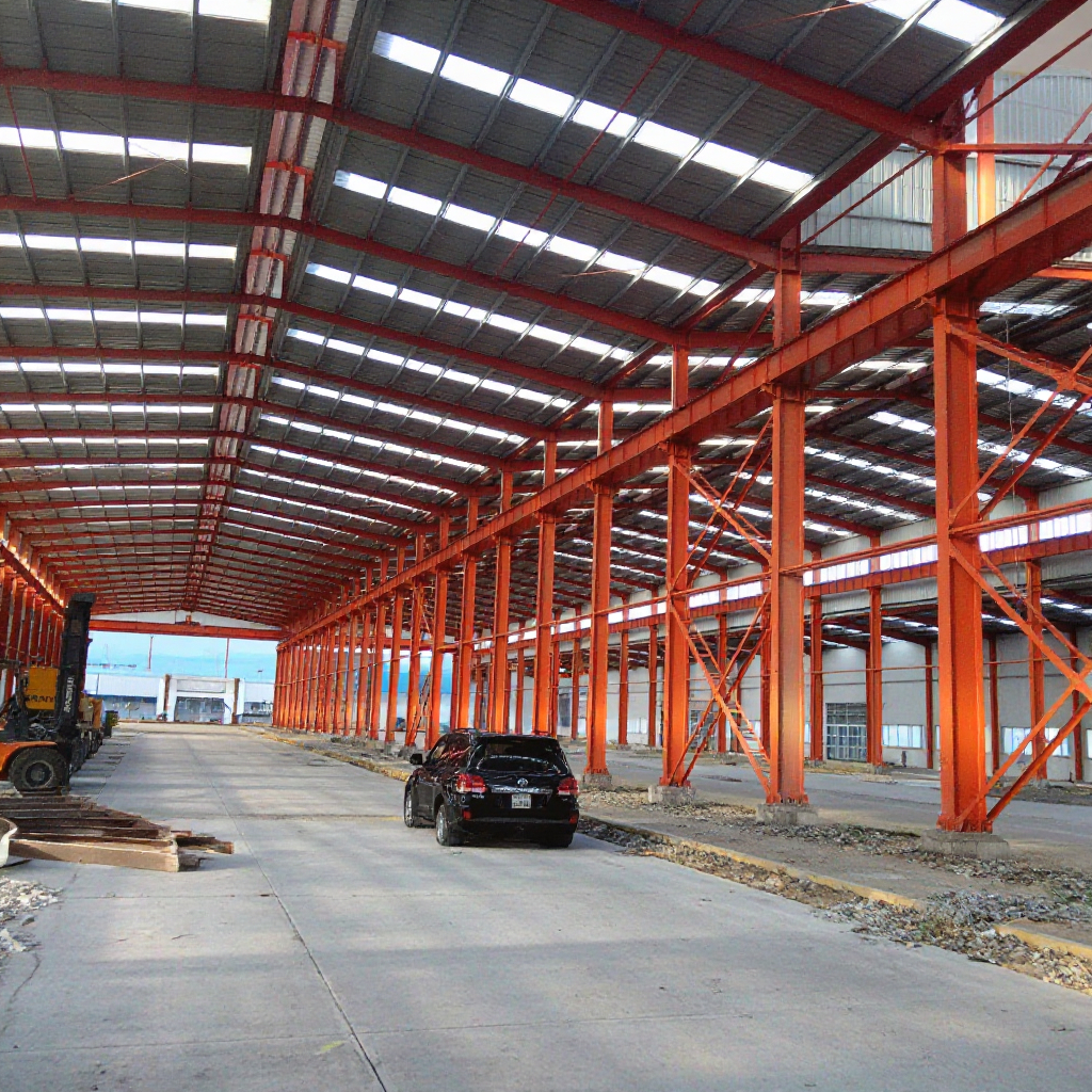 Cost-Effective Industry Low Cost Durable Large Span Steel Frame Structure Building Prefab Warehouse