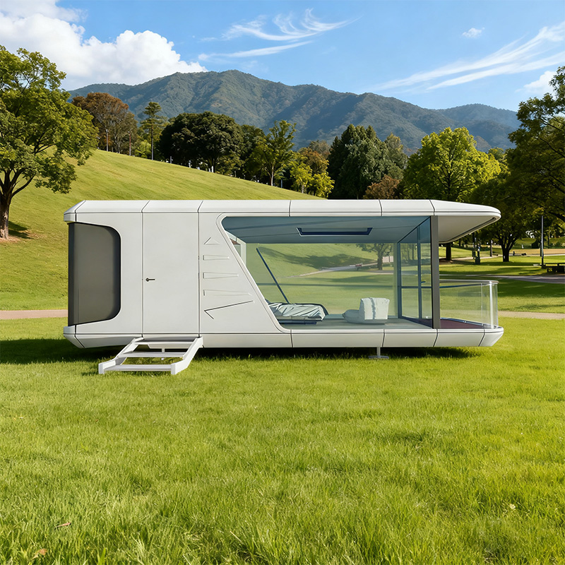 Intelligent Voice Control Space Capsule Prefab House Modern Prefabricated Modular Homes Smart Energy Efficient Housing Structure